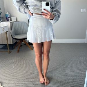 Abercrombie & Fitch | Skirts | Abercrombie Pleated White Mini Skirt